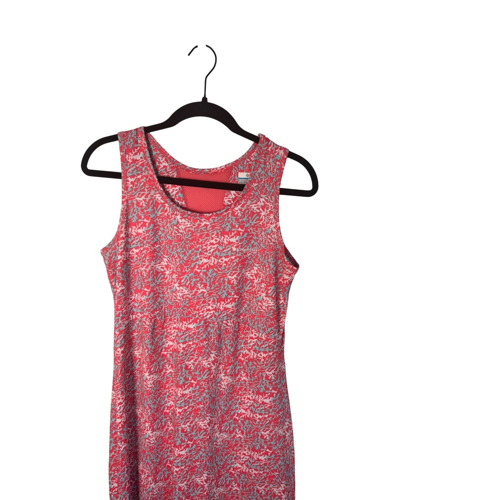 Columbia Sz M Coastal Sporty Dress Coral Athleisure Resort Fishingcore Summer - Picture 13 of 13